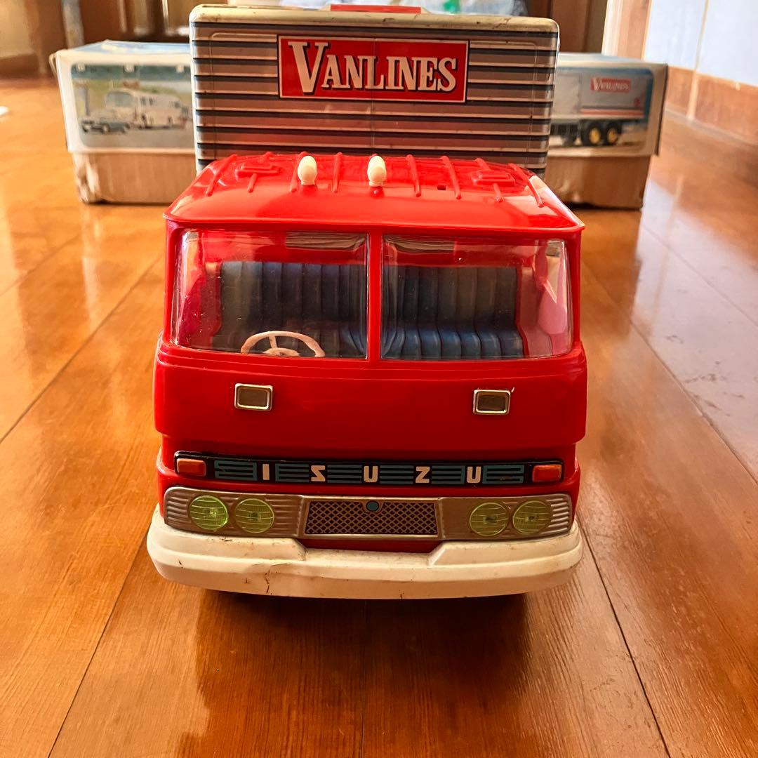 アサヒ玩具 いすゞ バントレーラー トラック ブリキ 昭和 レトロ