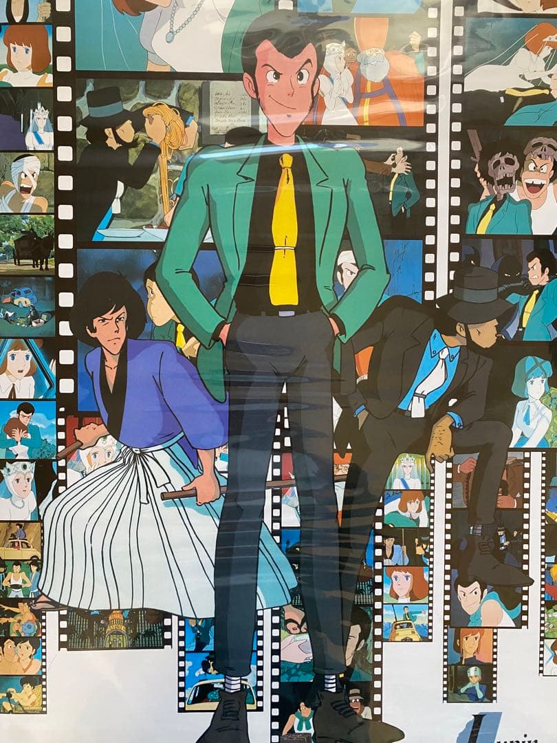 【激レア】カリオストロの城　ルパン　ポスターA　宮崎駿　B2サイズ