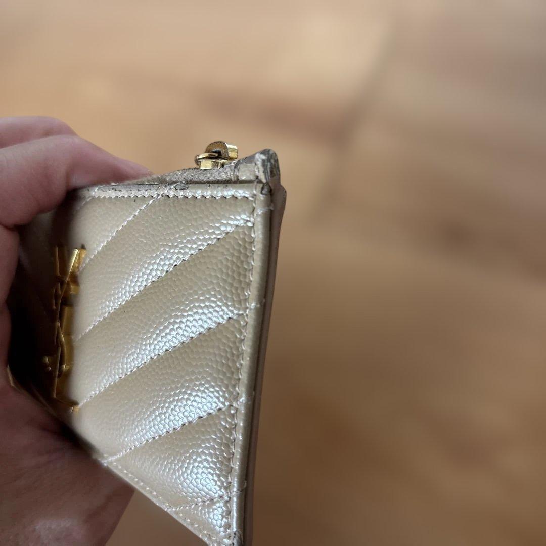 サンローラン　フラグメントケース　カードホルダー　カサンドラ