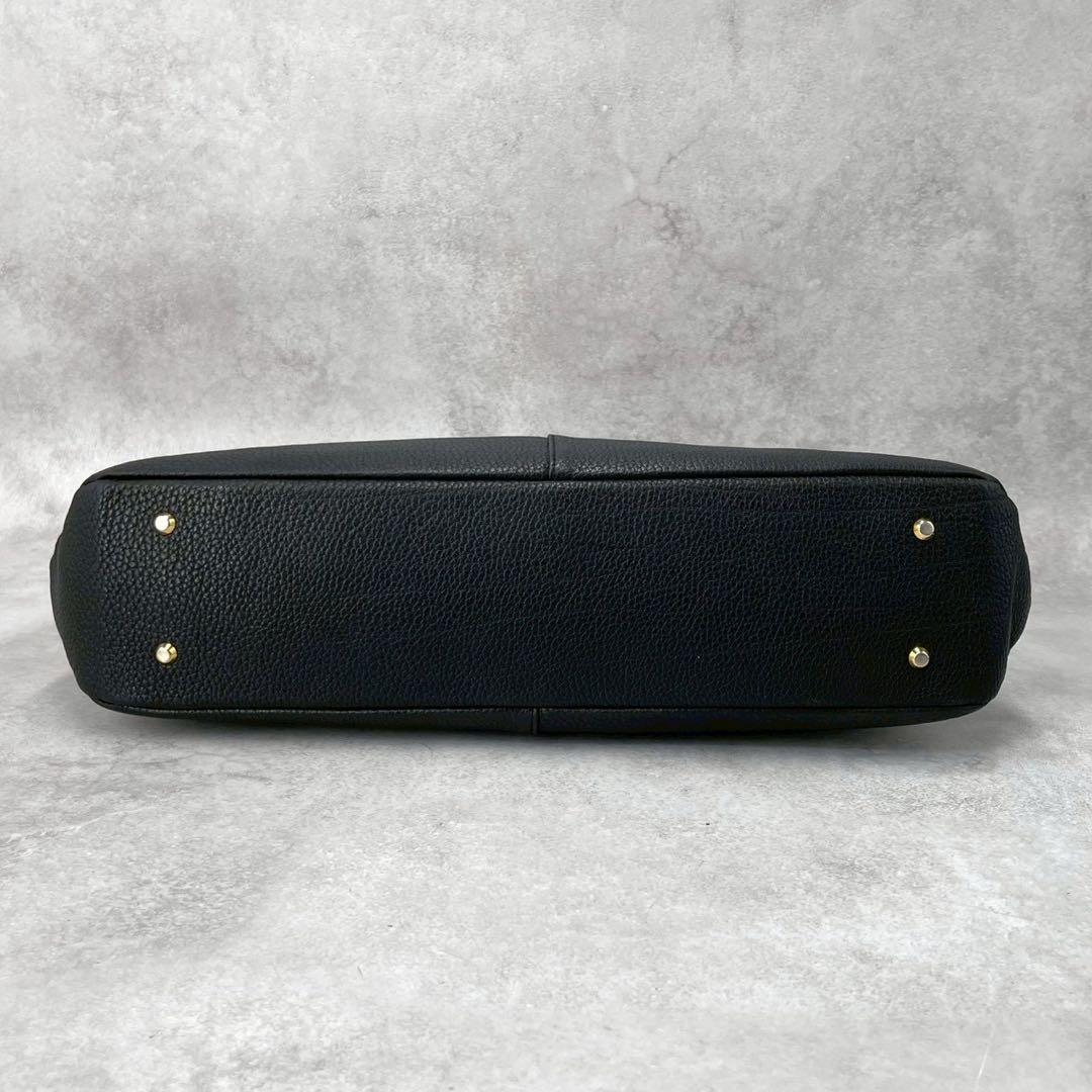 極美品◎アタオ　エルヴィ　ハンドバッグ　ショルダー　2way ゴールドプレート