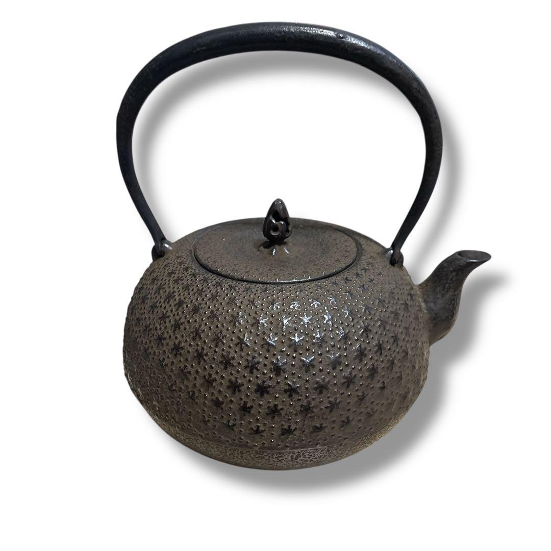 未使用級 薫山 クンザン 南部鉄器 鉄瓶 鉄 急須 黒 高さ21cm