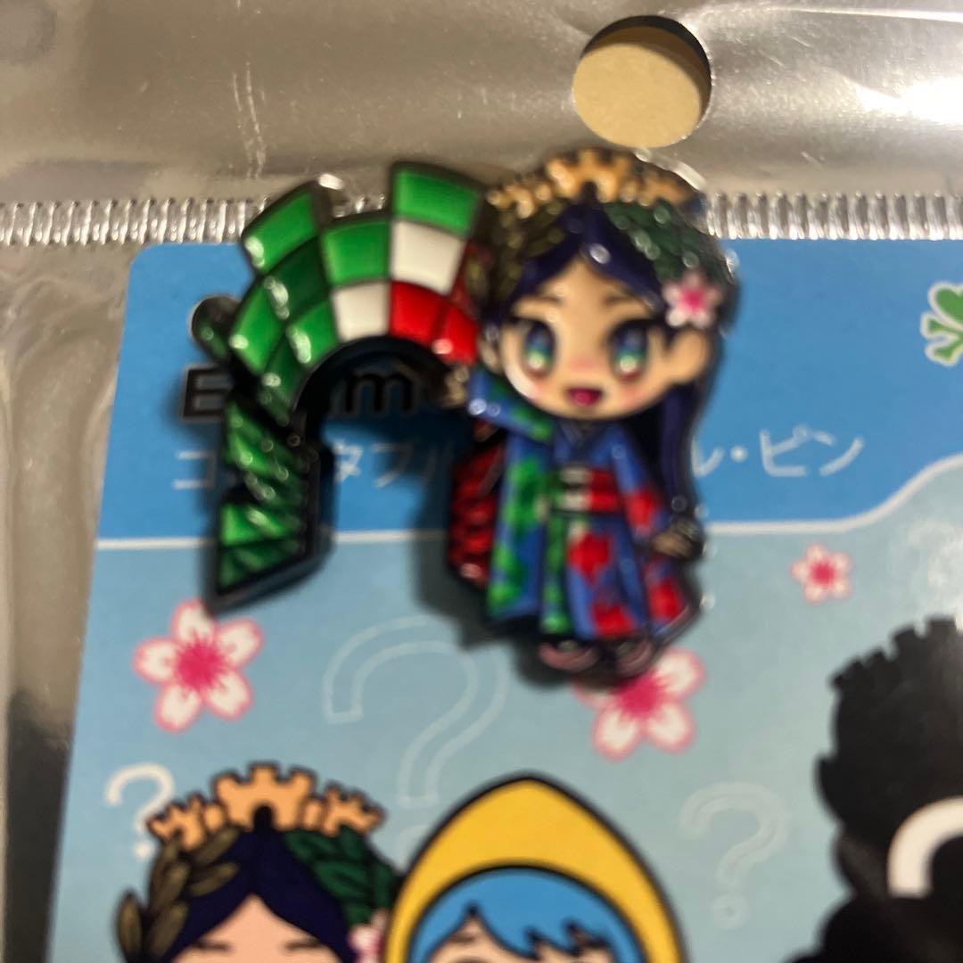 イタリア館　大阪・関西万博　ピンバッチ　イタリアちゃん