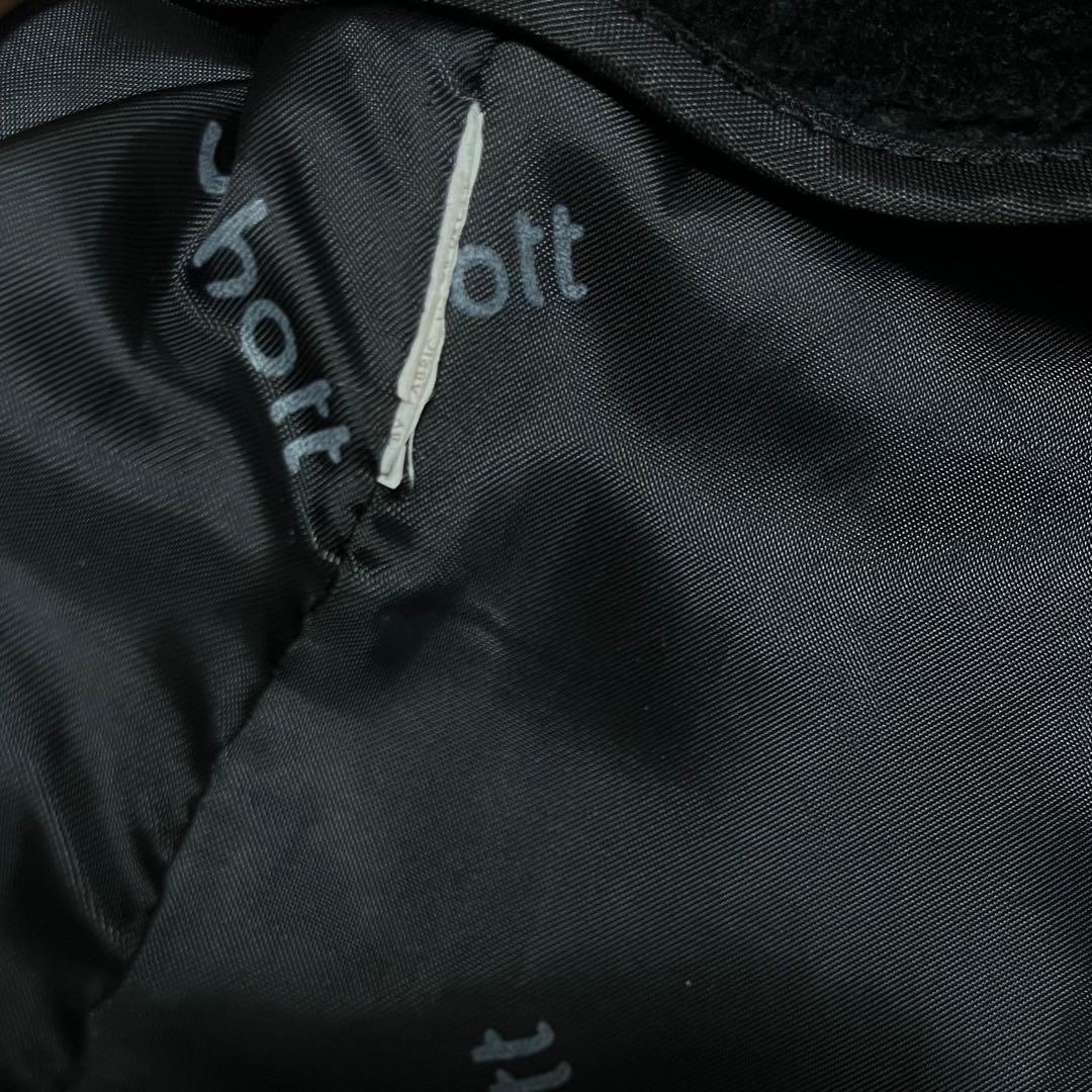 ひげお様　確認用　schott ボアライナー付 レザージャケット AT101