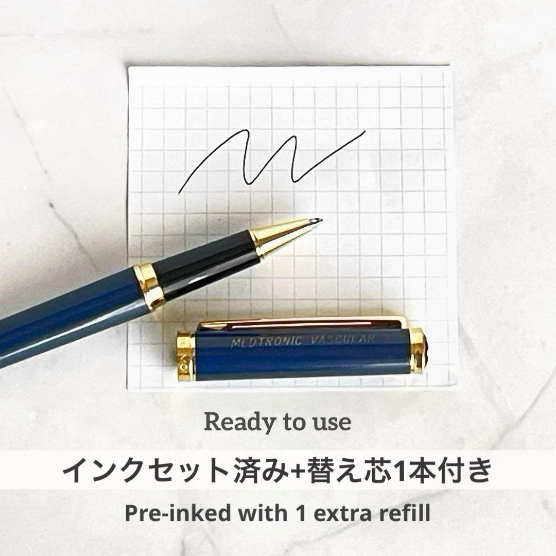 MONTBLANC ボールペン ノブレスオブリージュ ブルー系 箱付き 替え芯付
