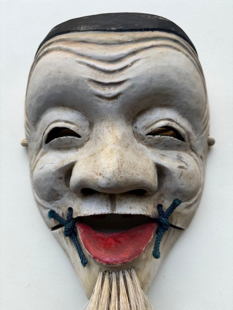 能面　翁　神楽面　作家物