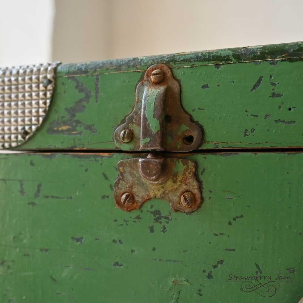 L3612-33 英国アンティーク トランク レザー 収納 かばん イギリス軍