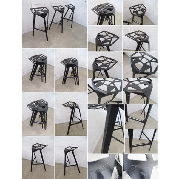 展示品■Magis■マジス スツール ワン■27万■ブラック■3点セット■