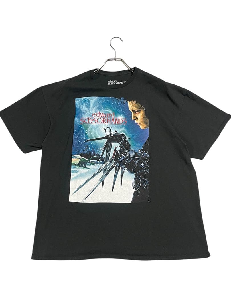 希少 シザーハンズ　ムービーTシャツ　ティム・バートン　XL ブラック