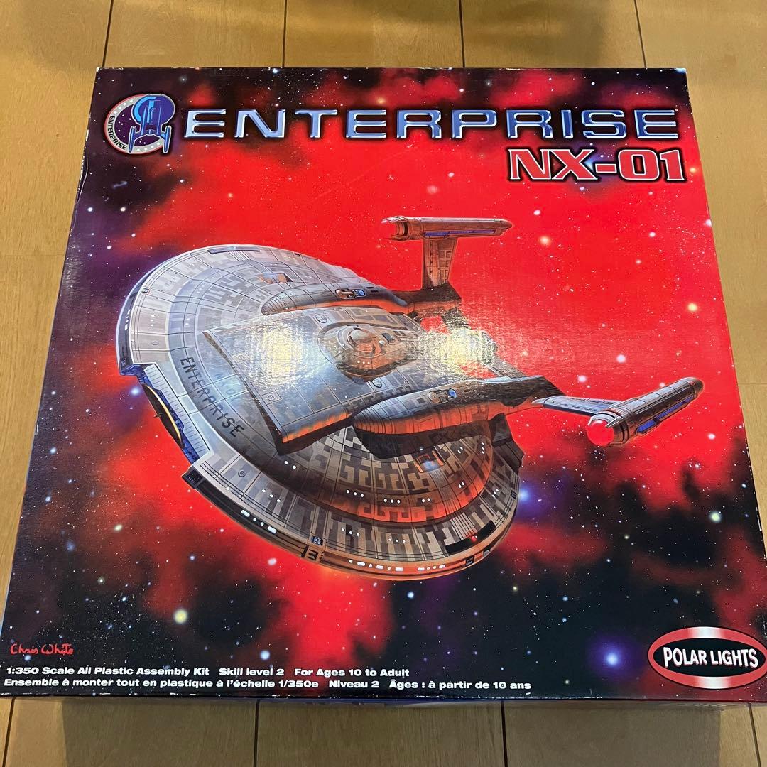 エッチングパーツ付き　ポーラライツ　エンタープライズ　NX-01 スタートレック