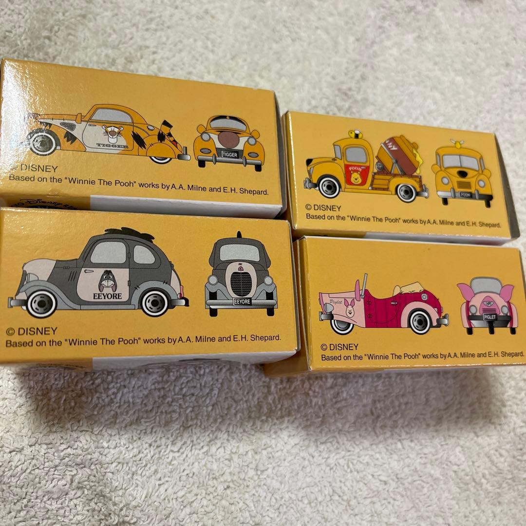 ディズニートミカ　プーさん4台セット