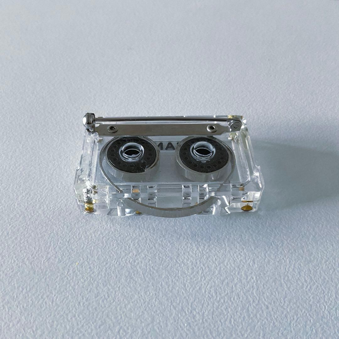 CHANEL カセットテープ　ブローチ