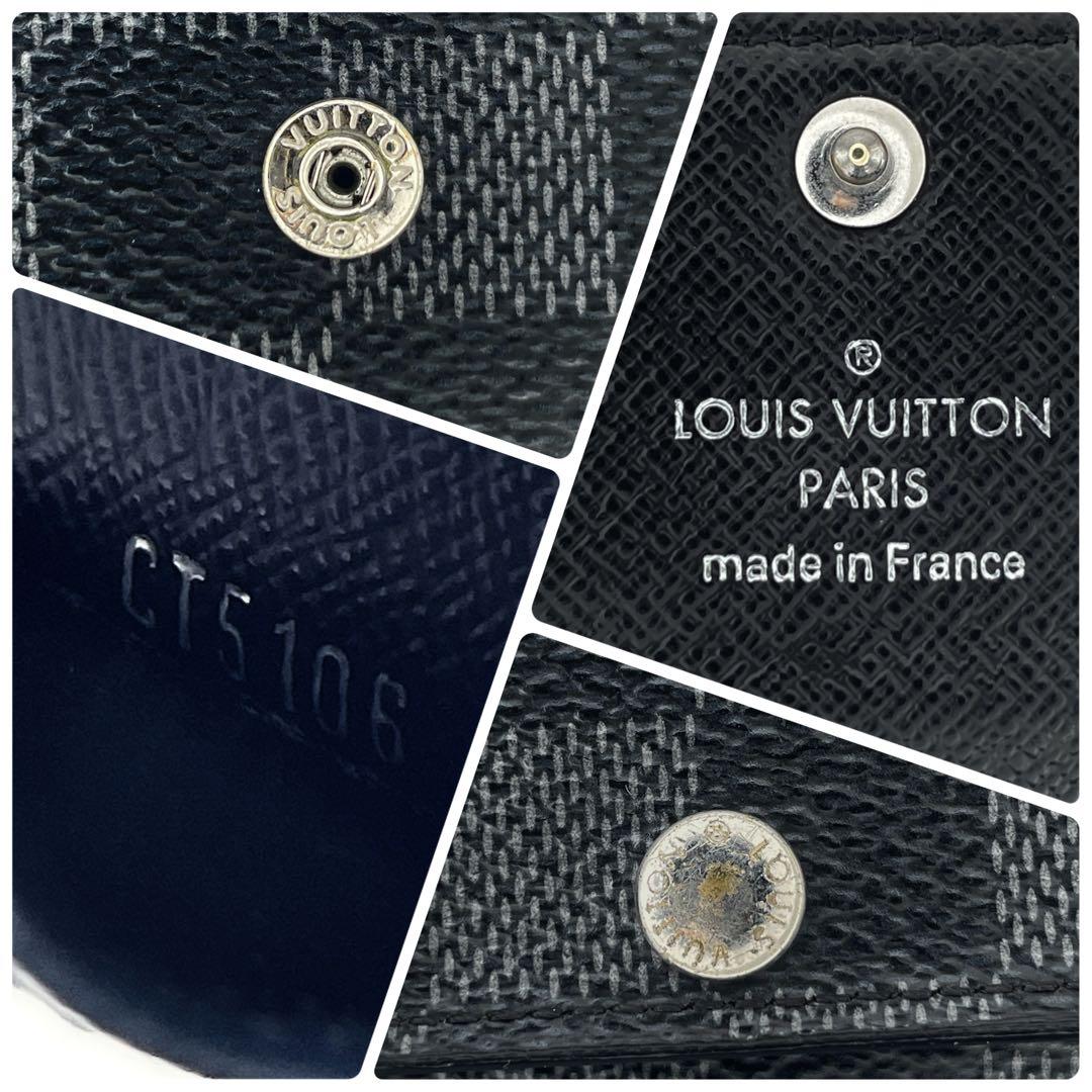 ルイヴィトン ダミエグラフィット 6連キーケース ミュルティクレ6