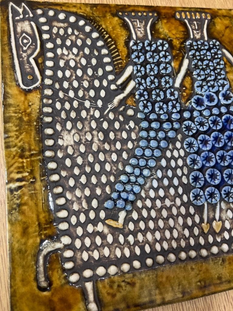 LISA LARSONリサラーソン UNIK Ryttsre 陶版 乗馬 北欧