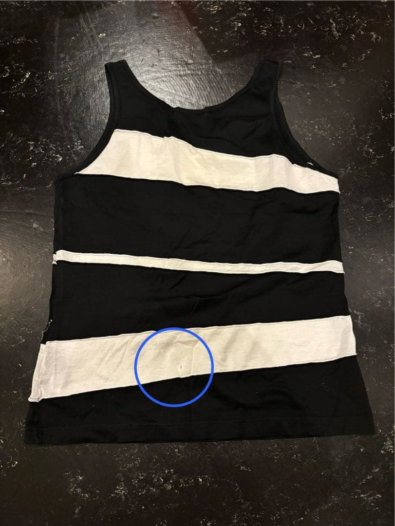 ディオールオム エディ2004SS strip期 タンクトップ S