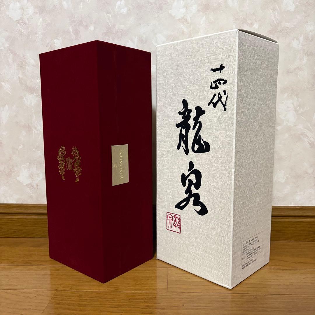 【空瓶】十四代 龍泉 720ml 2025年 化粧箱、外箱付き 未洗浄品