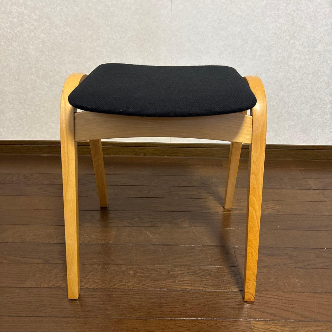 【良品】秋田木工 スタッキング スツール 剣持勇