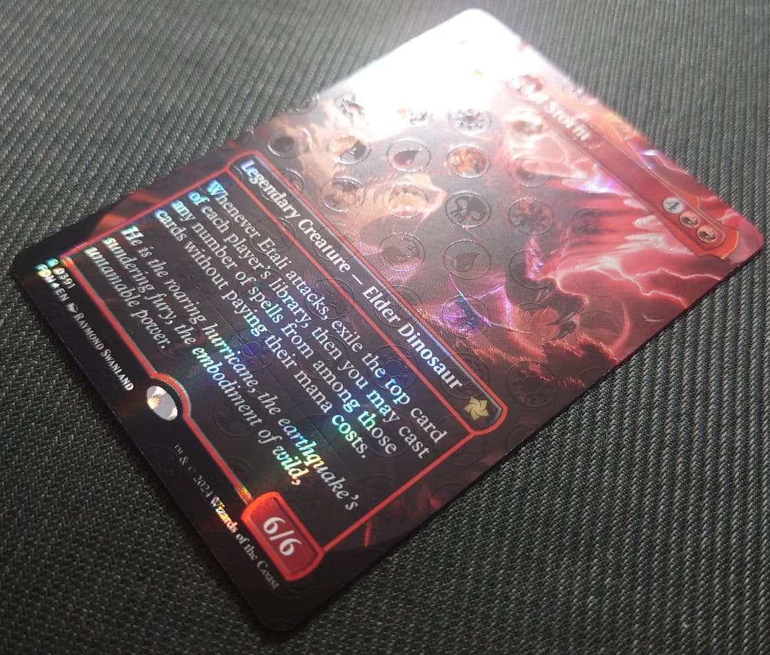 mtg 超稀少 最上位 マナFOIL 原初の嵐、エターリ 英語版 fdn