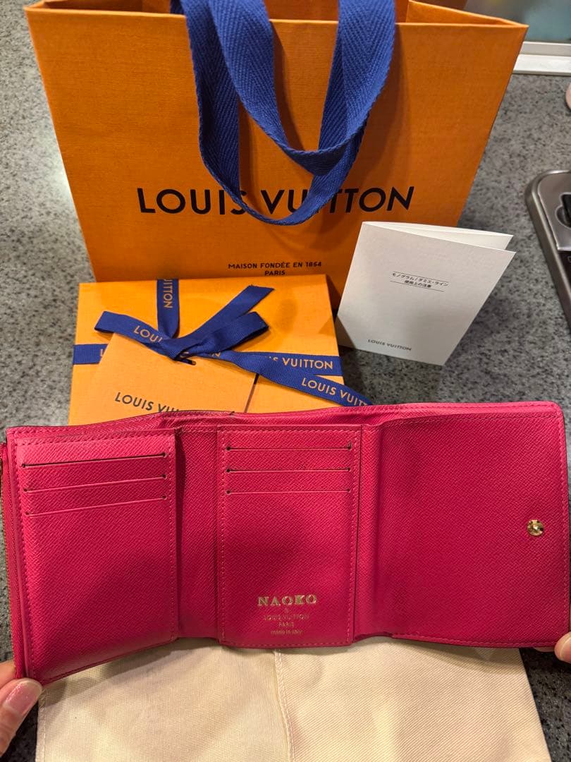 ルイ・ヴィトン 三つ折り財布 ヴィヴィエンヌ 中古