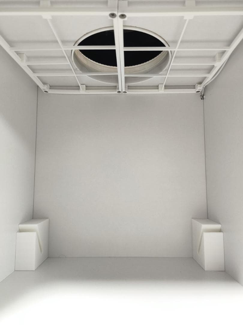 （改良版）自作ホワイト塗装ブース　風量587m3/hコントローラー付強力ファン