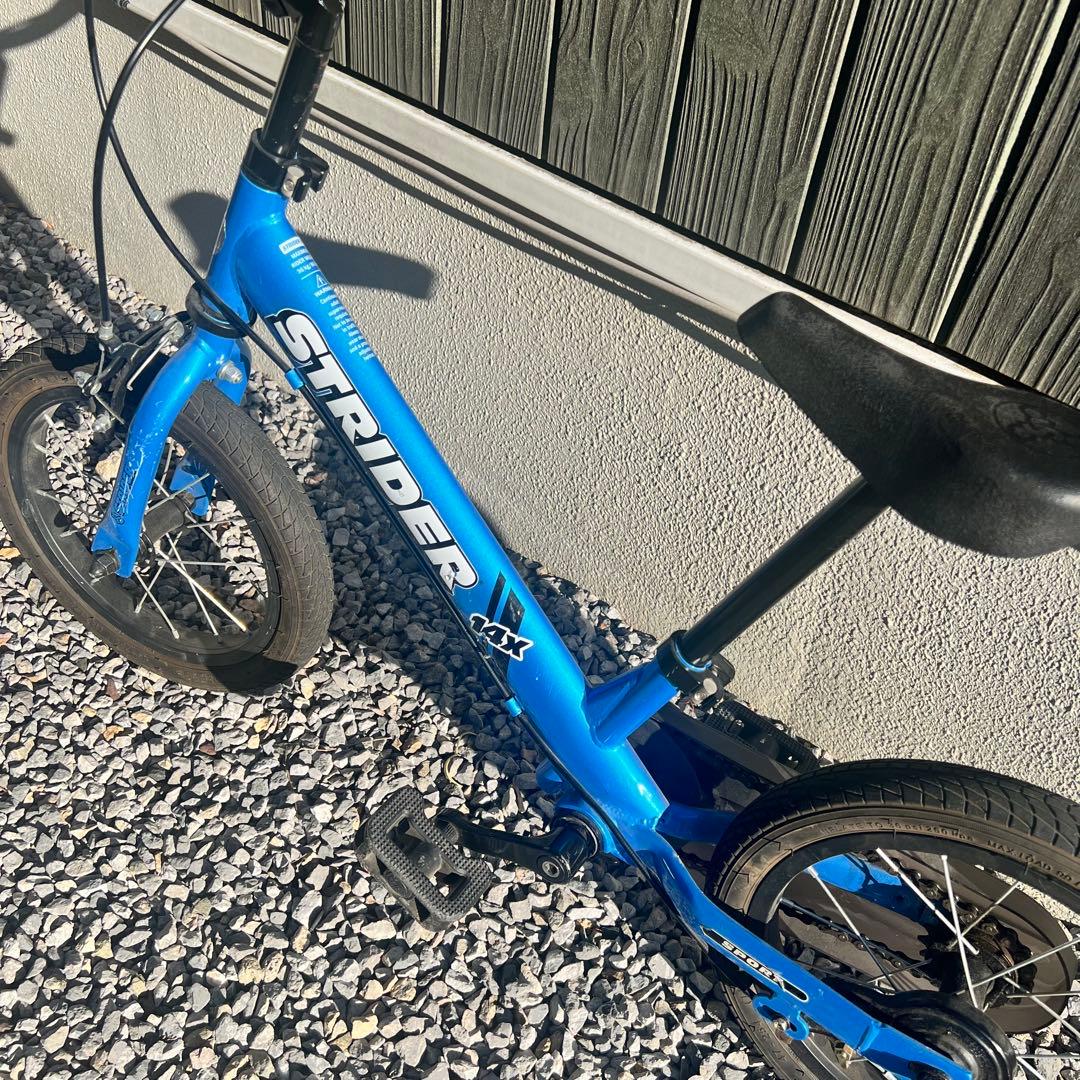 STRIDER 14x キッズバイク 幼児用 自転車 青