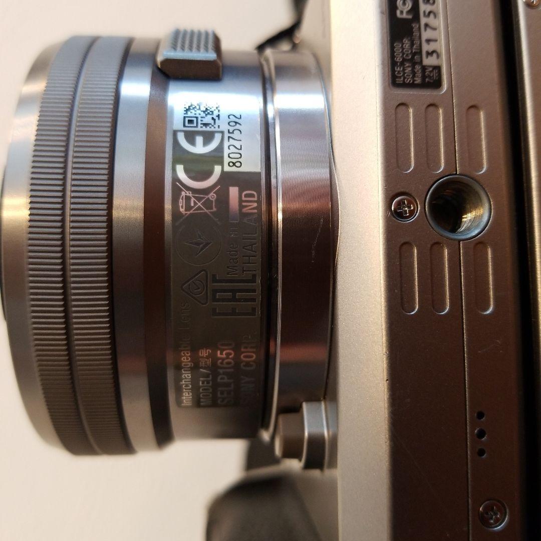 SONY α6000 ILCE-6000Lミラーレスカメラ16-50mmレンズ付