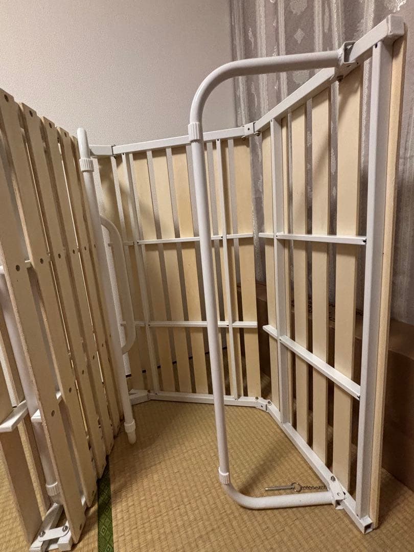 エムール　折りたたみすのこベッド　4つ折り