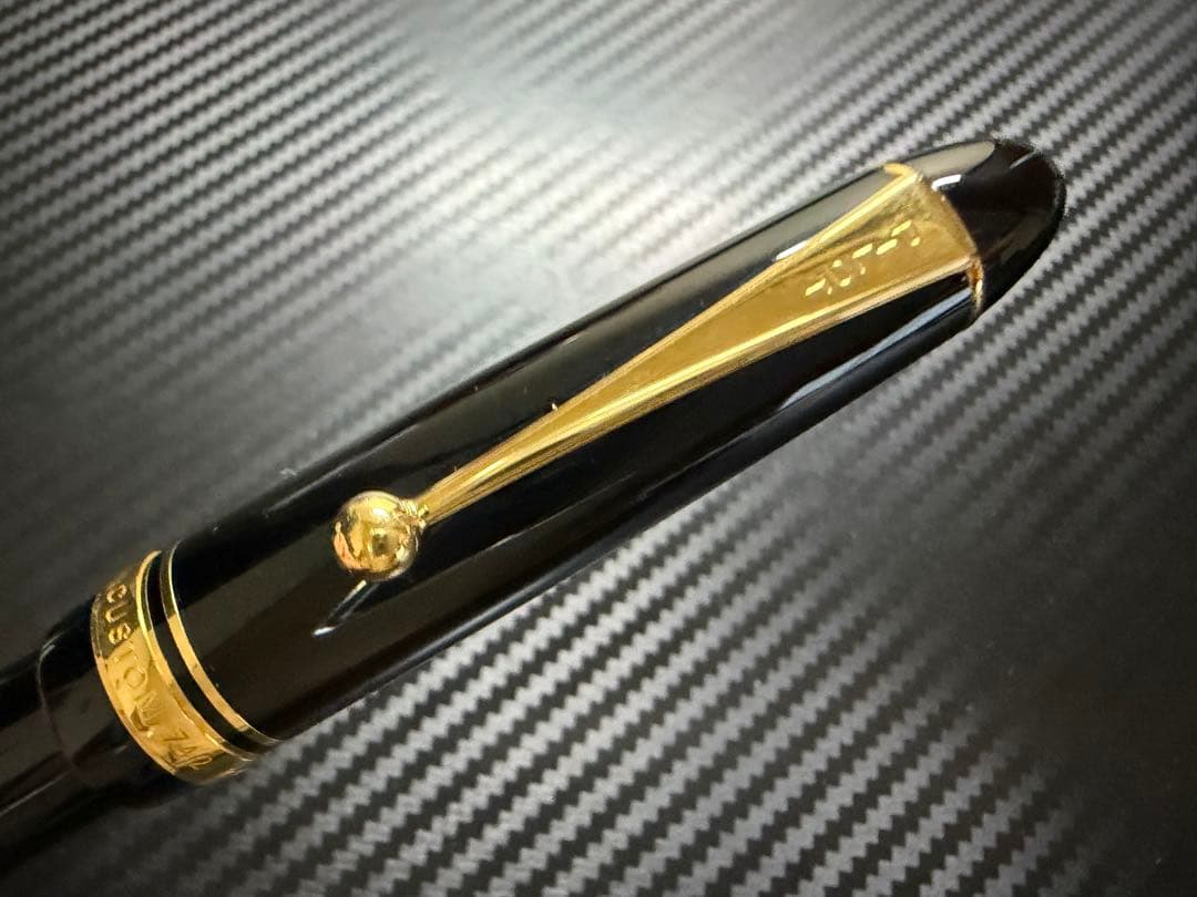 極美品 パイロット カスタム 742 ブラック M 中字 万年筆