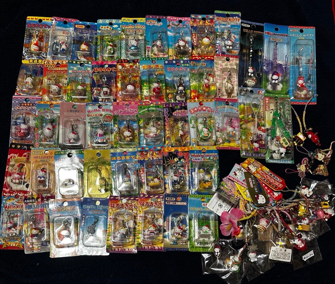 ハローキティ ストラップ まとめ売り 約83個