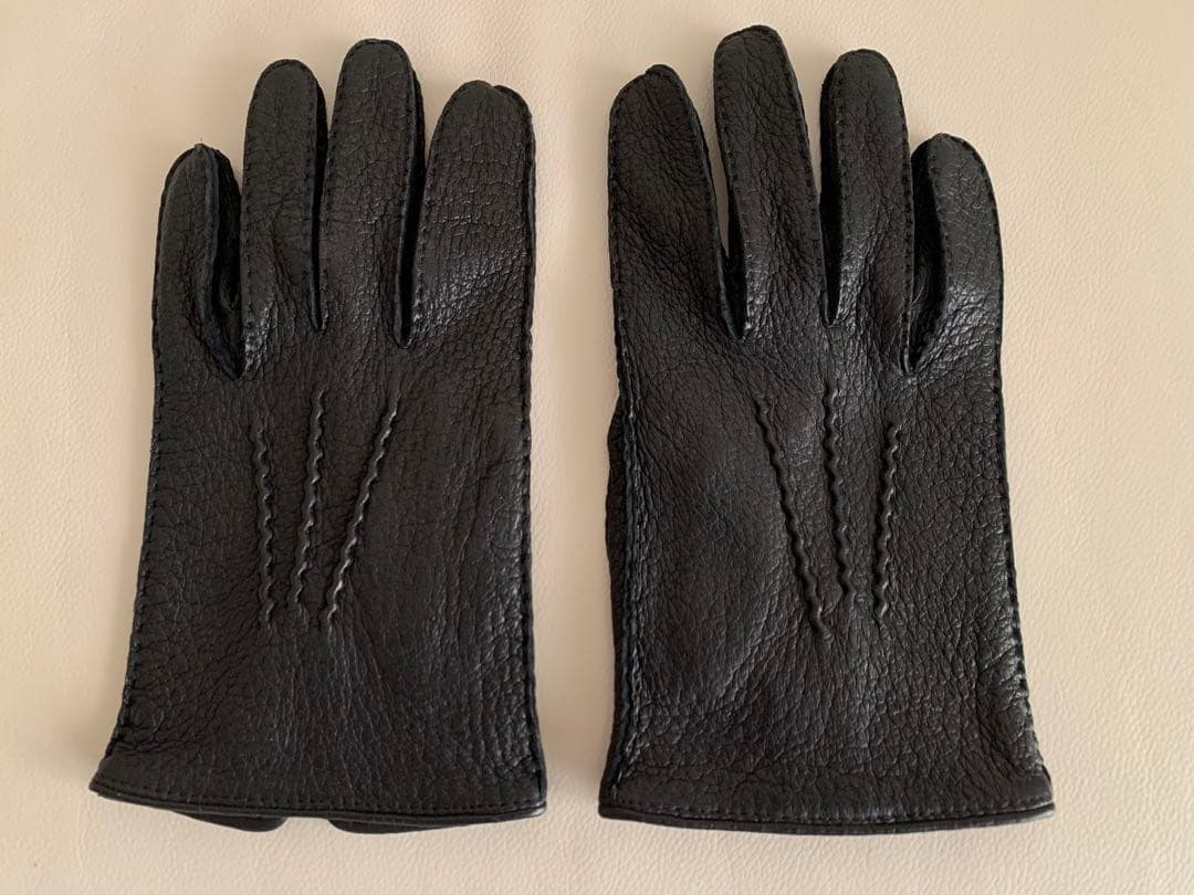 【新品・未使用品】デンツ ペッカリーグローブ 黒 アンライニング 8H