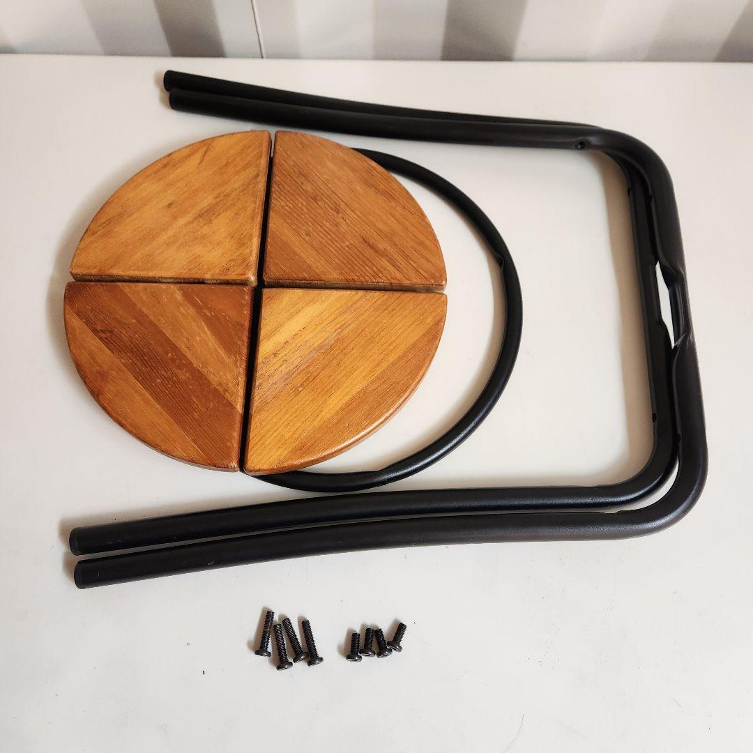 廃盤　希少モデル　IKEA AGNE スツール　椅子　パイン無垢材