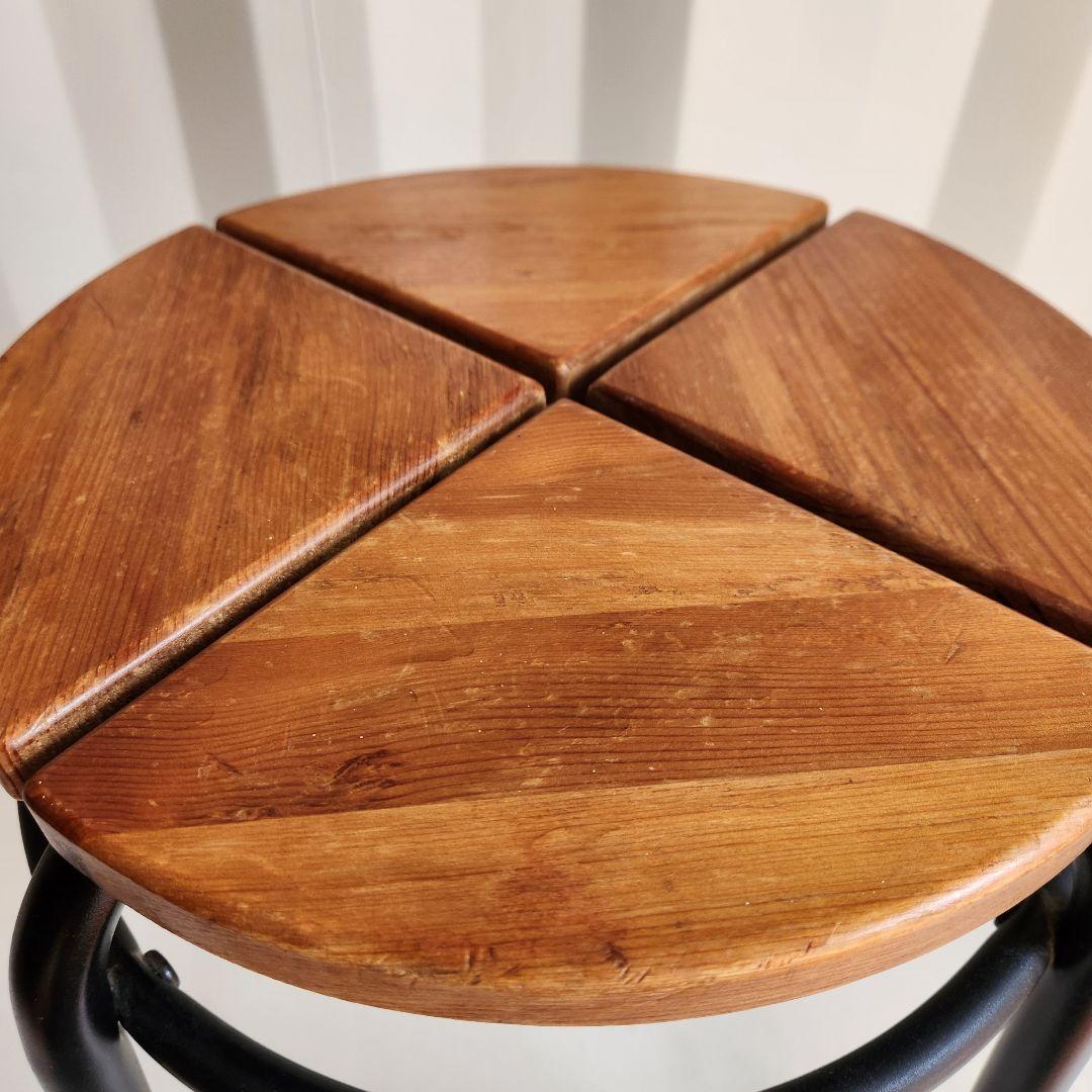 廃盤　希少モデル　IKEA AGNE スツール　椅子　パイン無垢材