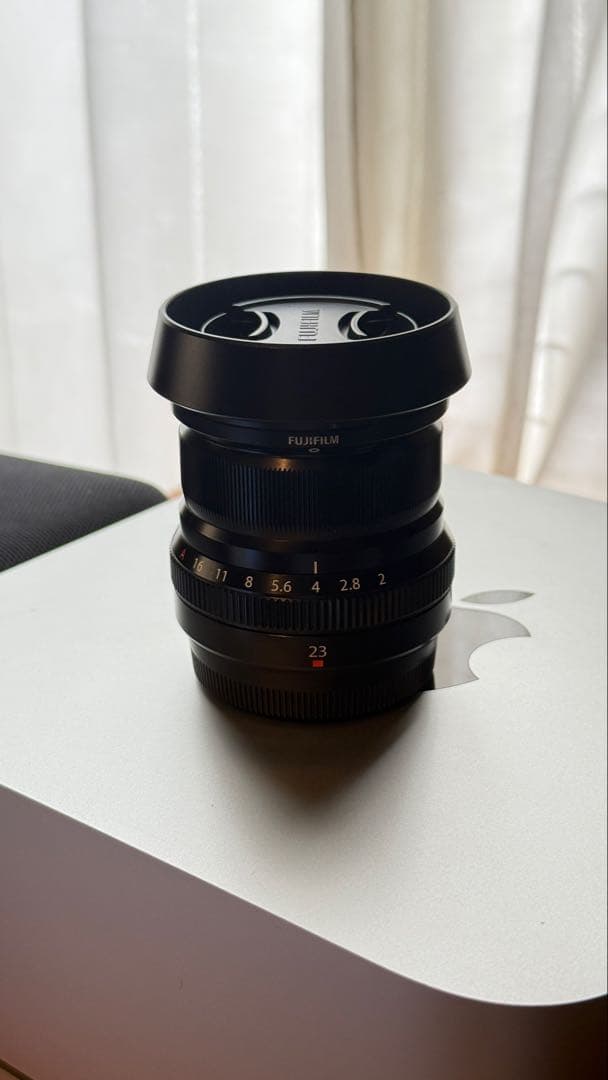 Fujinon XF23mmF2 R WR 純正フード&フィルター付　中古