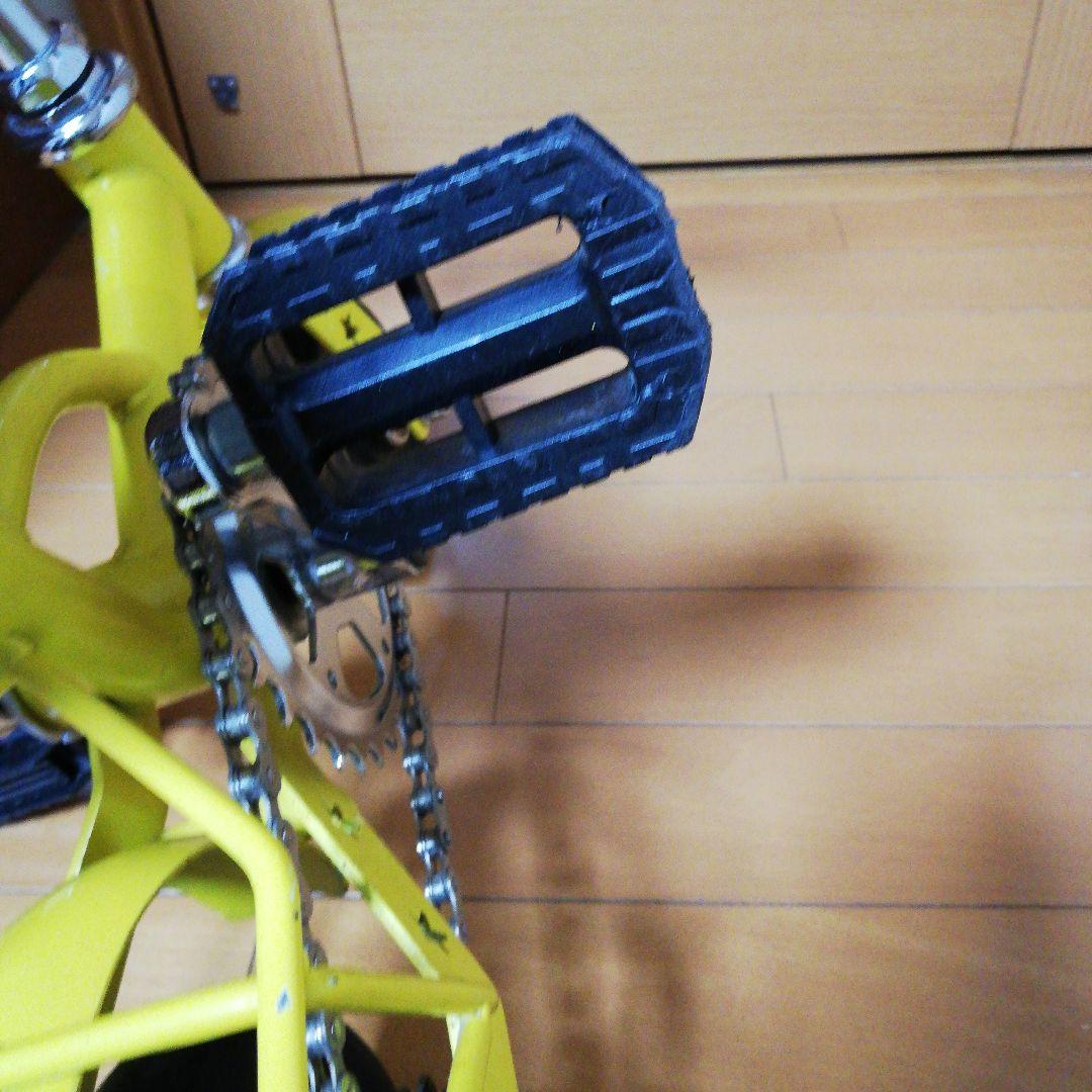 限定お値下げミニサイクル　まめチャリ　イエロー　ミニ自転車 NEHAO