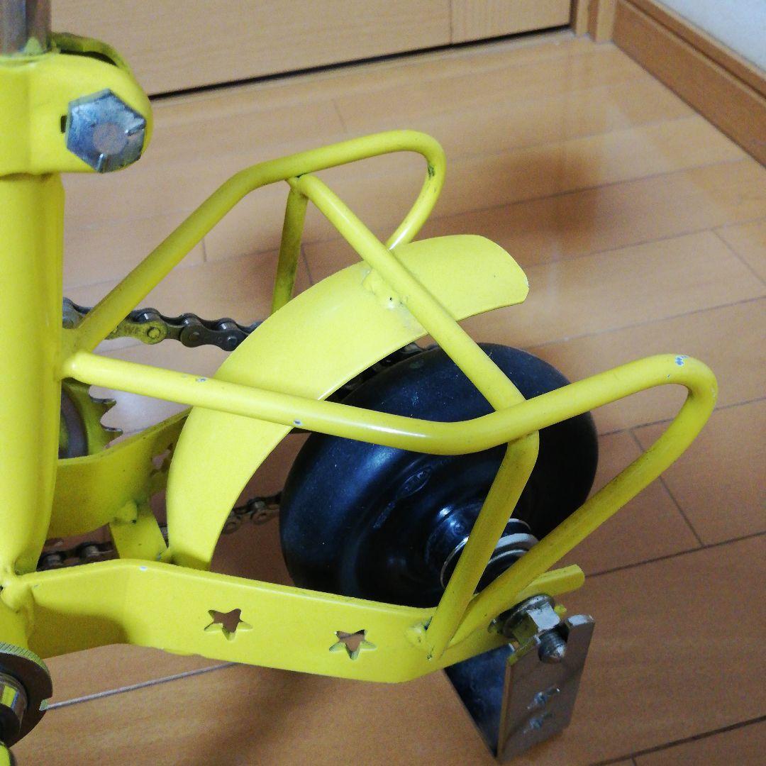 限定お値下げミニサイクル　まめチャリ　イエロー　ミニ自転車 NEHAO