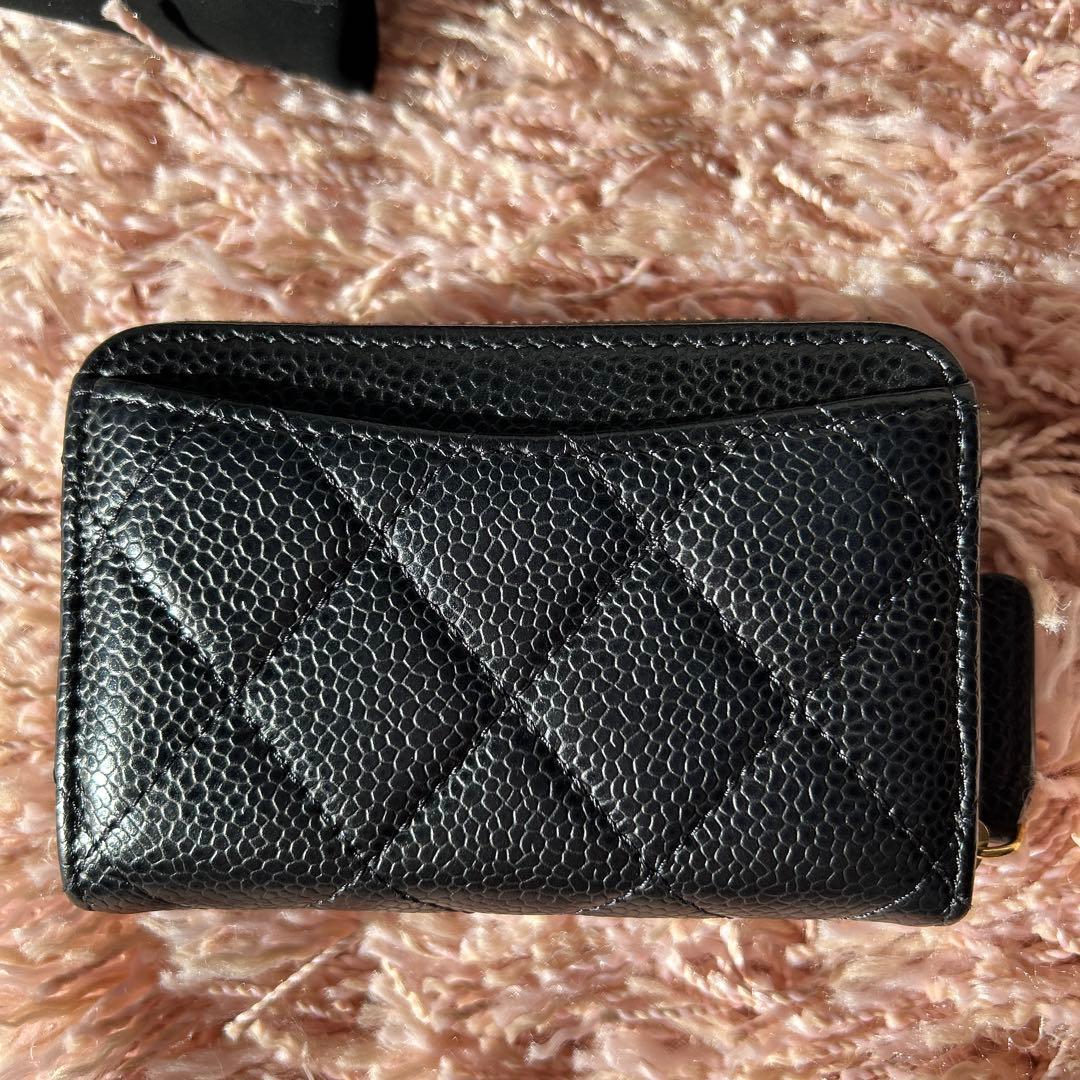 CHANEL 正規品　マトラッセ　ゴールド金具パース　ケース小銭入れ