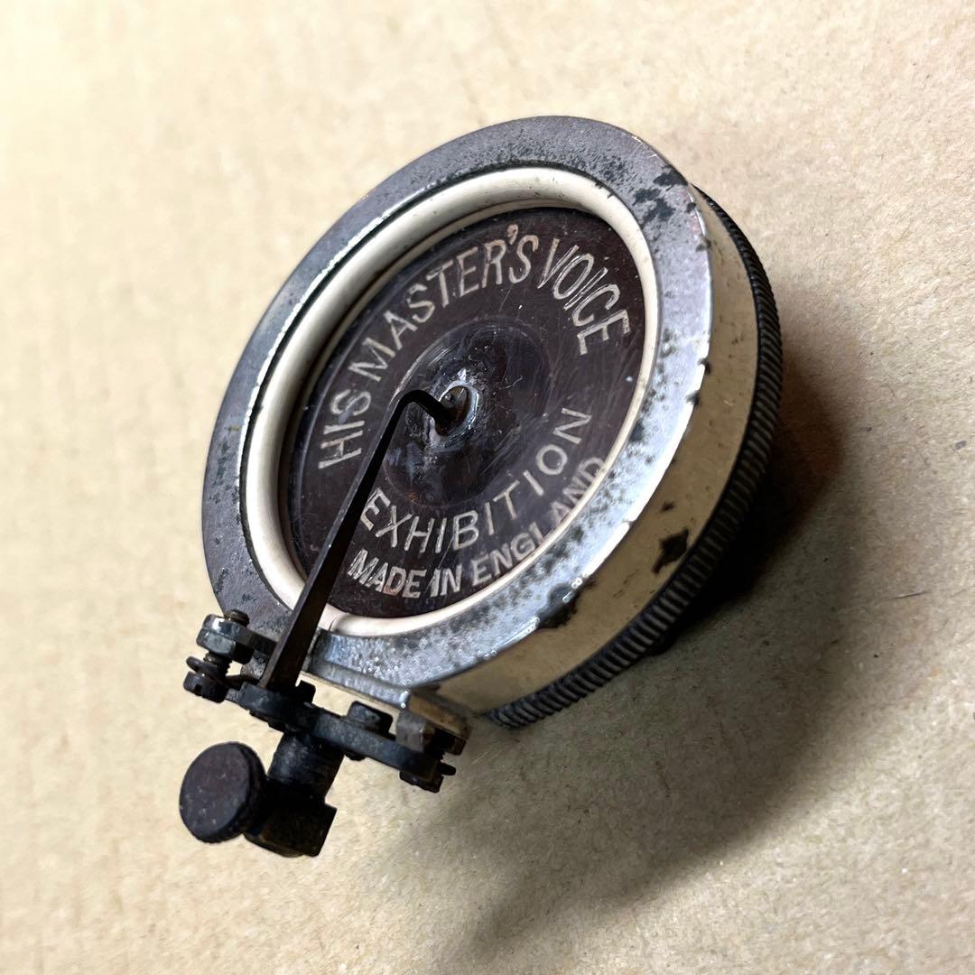 ♬ OH済 英国製 HMV EXHIBITIONサウンドボックス 蓄音機