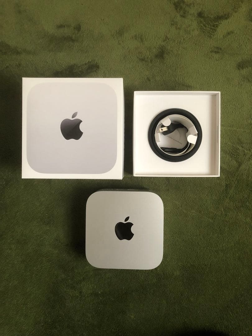 Apple M4チップ搭載 256GB SSD Mac mini 本体と付属品