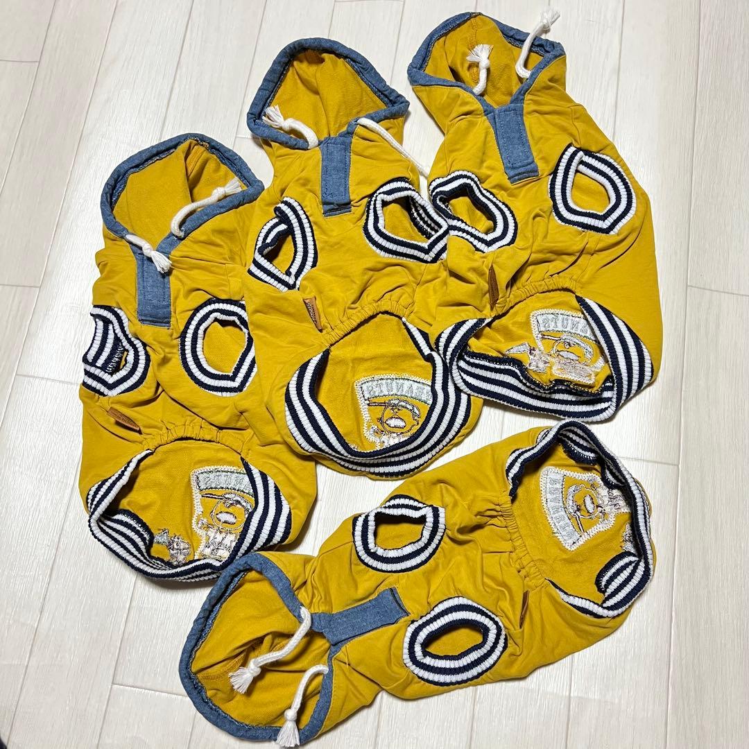 4枚セット ペットパラダイス スヌーピー パーカー SNOOPY 犬服