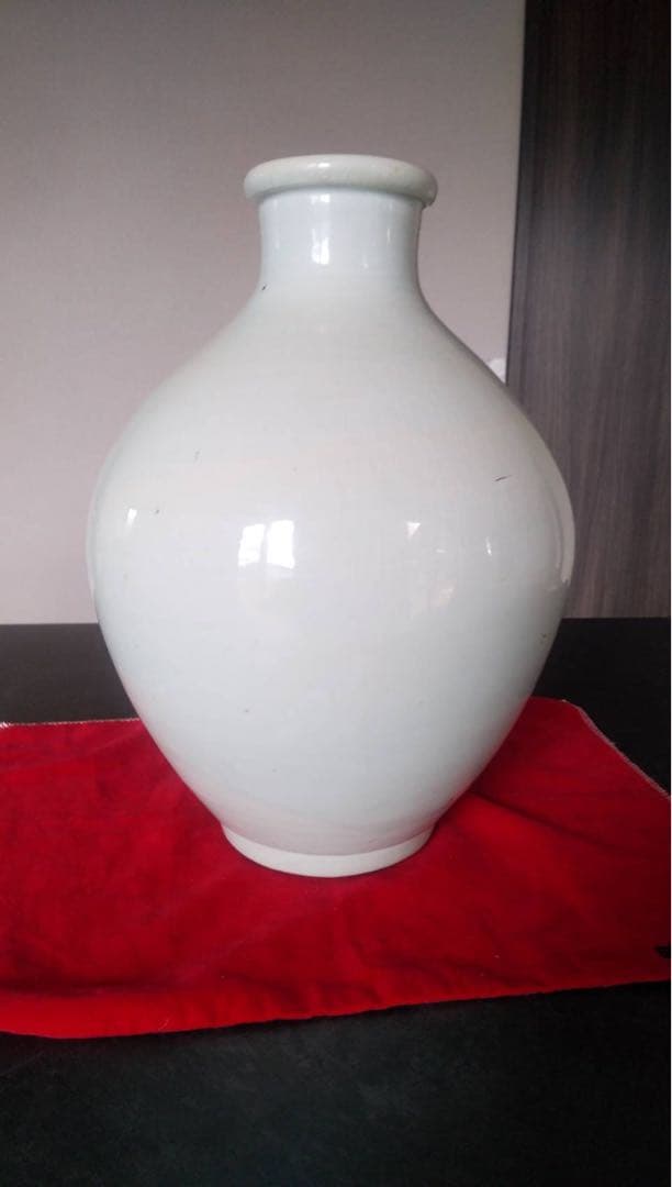 白磁壺　古伊万里　白磁　大壺　花器　アンティーク　李朝　提灯壺