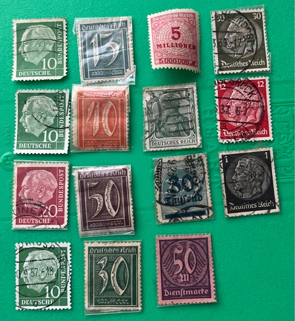 ドイツ連邦 使用済み切手セット