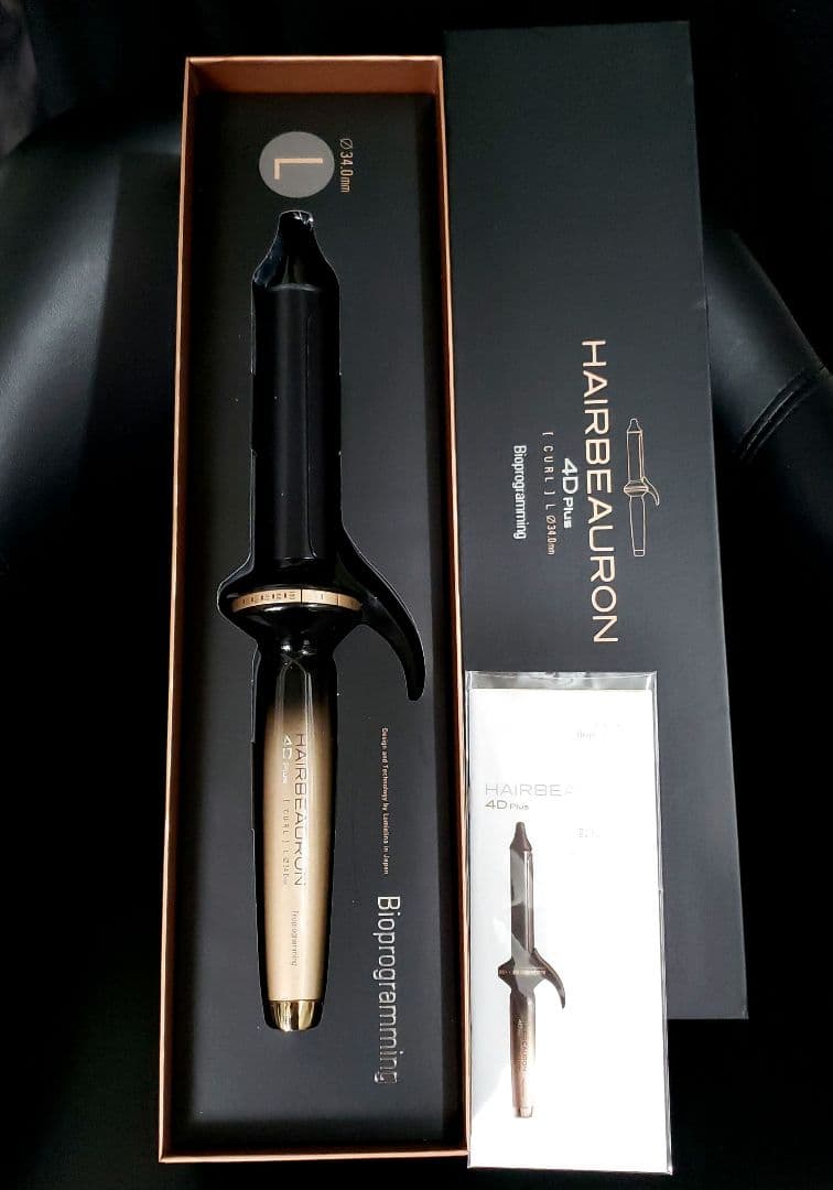 HAIRBEAURON 4Dplusカール 34mm 箱付 訳あり ジャンク品