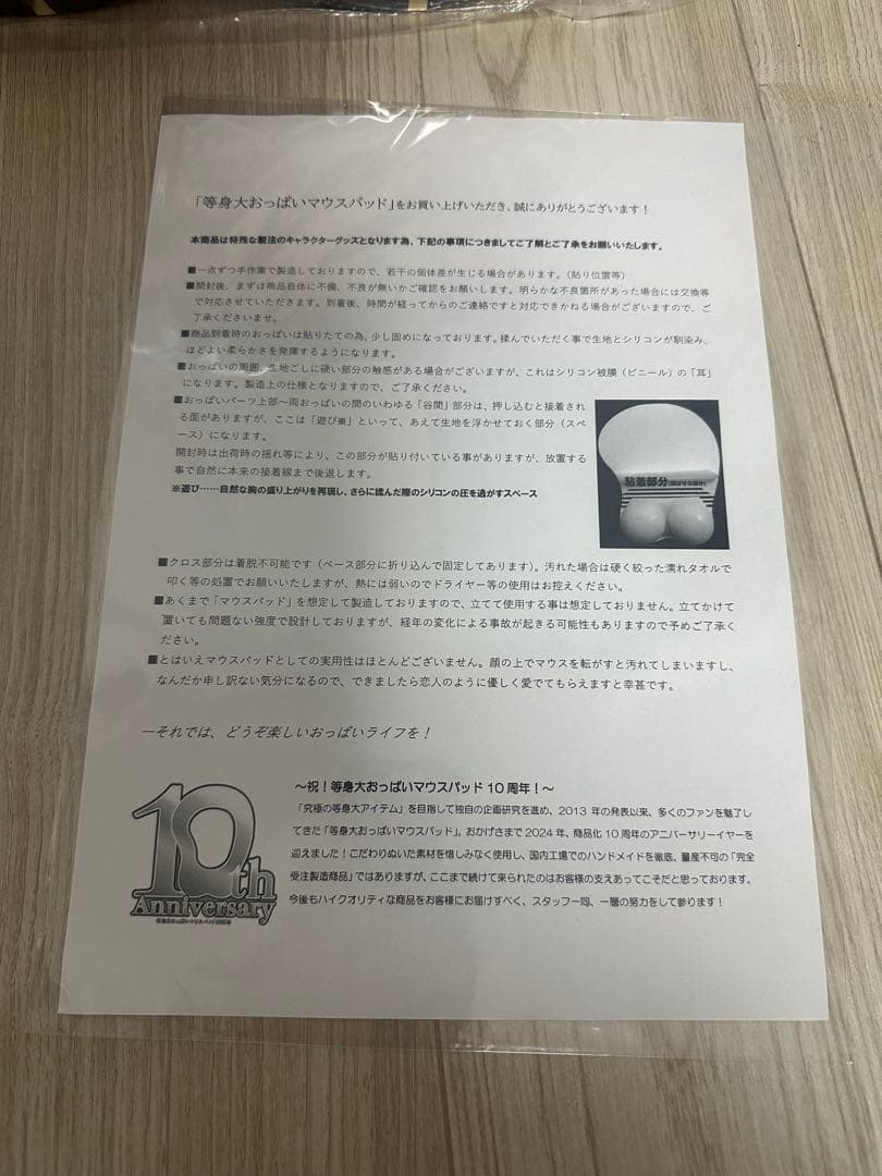 陰の実力者になりたくて 等身大おっぱいマウスパッド イプシロン 陰実 カゲマス