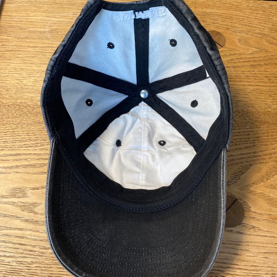 SUPREME 黒 Sロゴキャップ