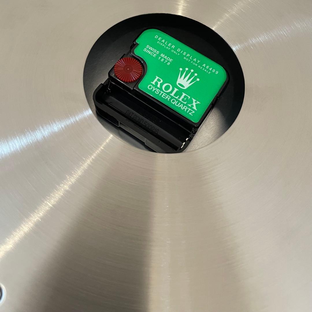 海外販促品 オイスターパーペチュアル ROLEX 掛け時計 ⭐︎美しいブルー！