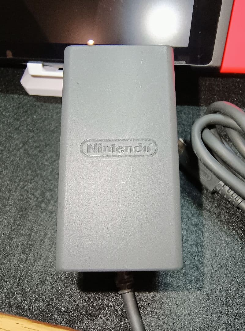 Nintendo Switch 本体 新型拡張バッテリー 動作確認済ブルーレッド