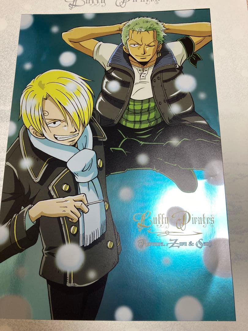 ONE PIECE メタルポートレート　ゾロ　サンジ