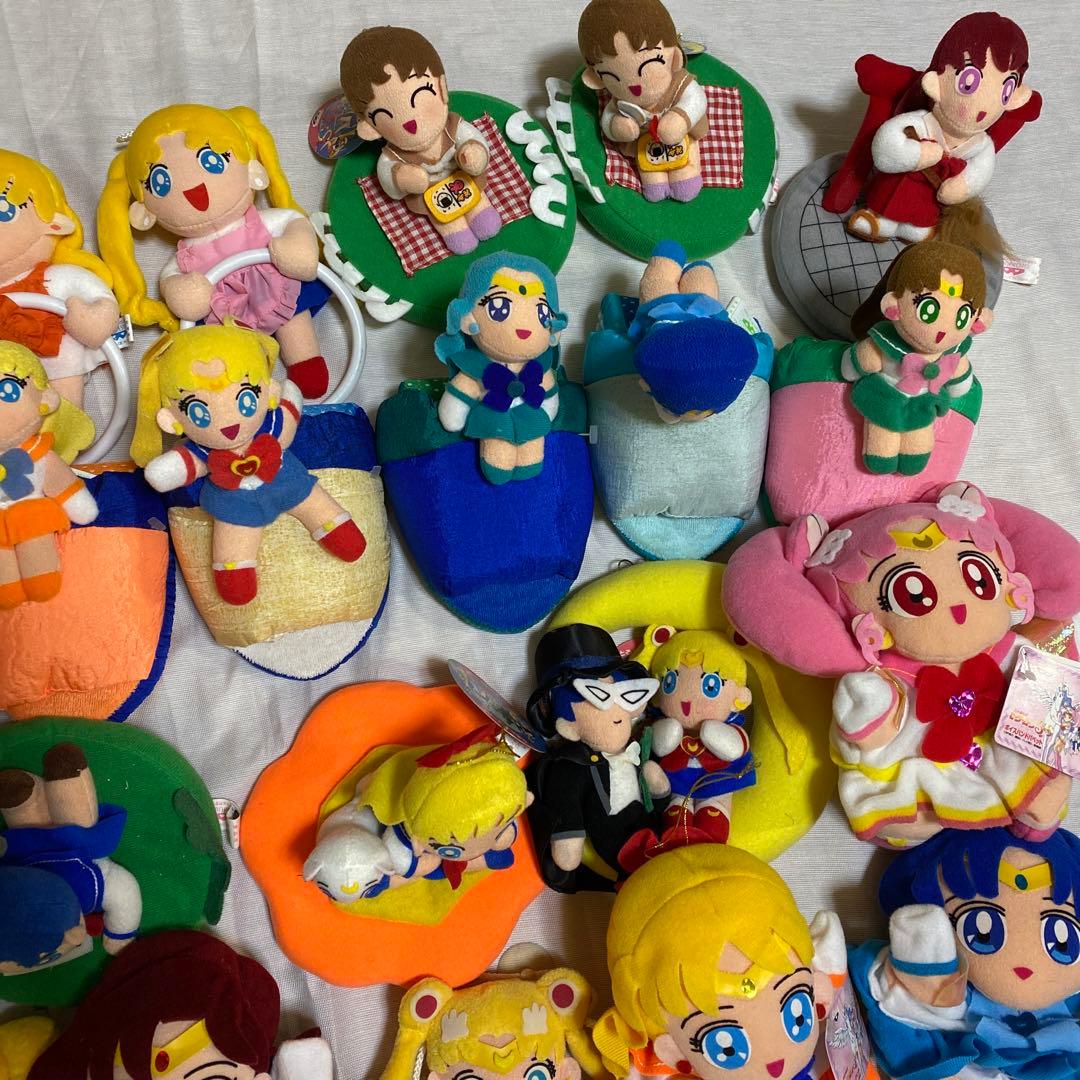 セーラームーン ぬいぐるみ 43体 まとめ 当時もの レトロ