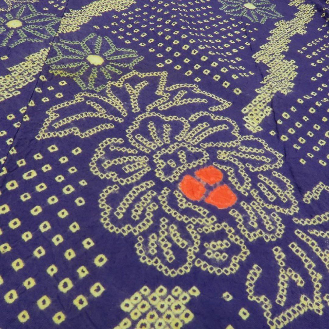 美品 有松鳴海絞り 高級浴衣 着物 A3437