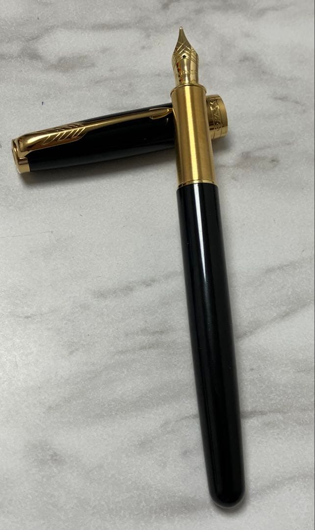 未使用★PAKER　パーカー　万年筆　ソネット　18K刻印　箱