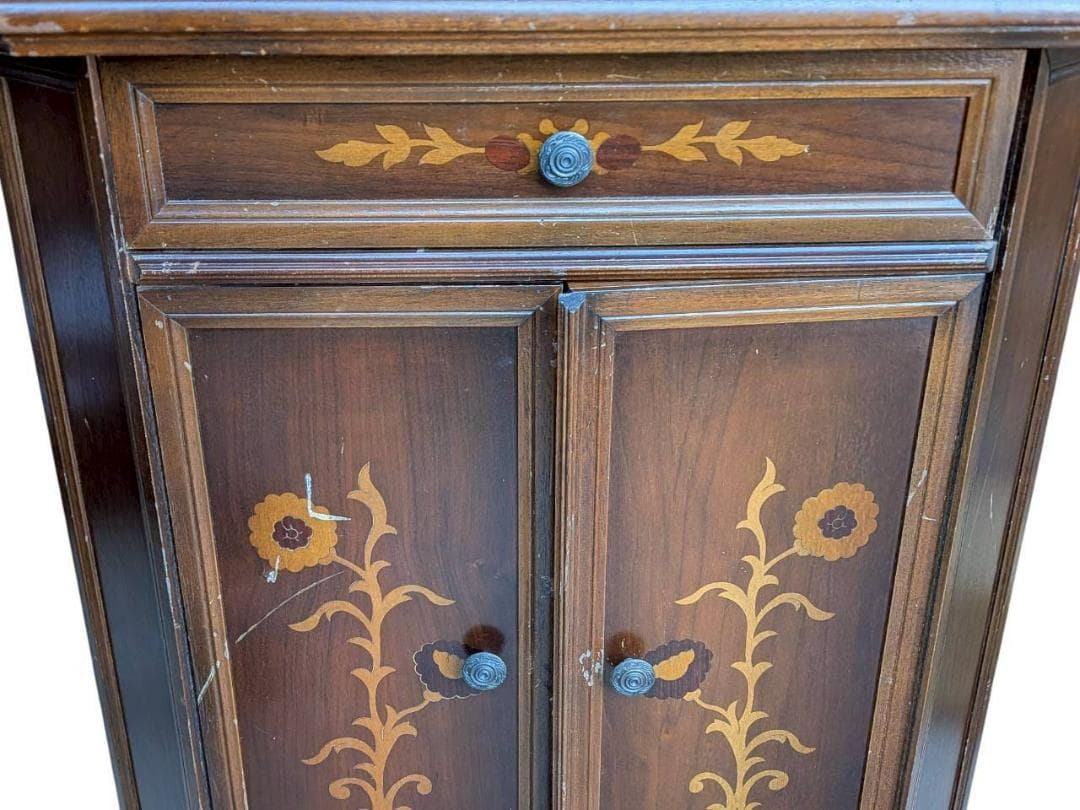 象嵌 木製キャビネット　コンソール